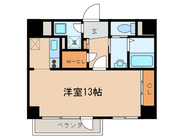 セントレイクセレブ徳川の物件間取画像